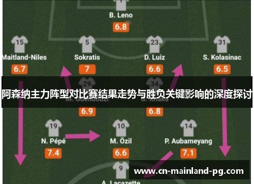 阿森纳主力阵型对比赛结果走势与胜负关键影响的深度探讨